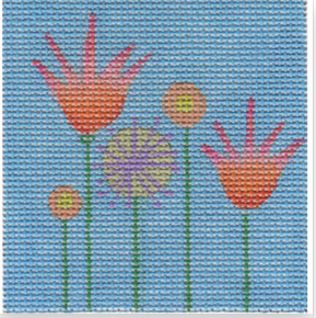 Canvas 5 FLOWERS SQUARE  ZE631