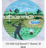 Canvas GOLF ROUND  CH822