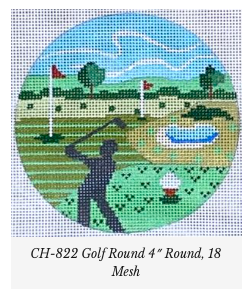 Canvas GOLF ROUND  CH822