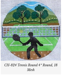 Canvas TENNIS ROUND  CH824