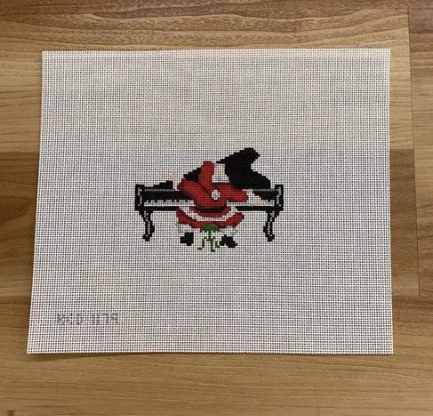 Canvas PIANO MAN SANTA  KCD1179