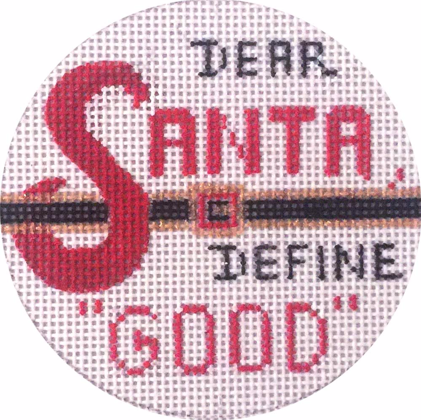 Canvas DEAR SANTA ORNAMENT  X283