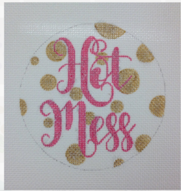 Canvas HOT MESS  APBR16  4.5"ROUND