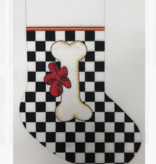 Canvas MERI DOG STOCKING  RRS07