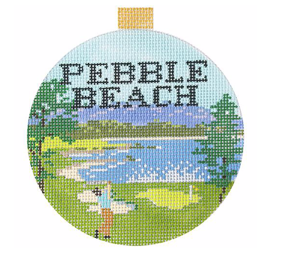 Canvas PEBBLE BEACH TRAVEL ROUND  KB1642