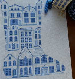 Canvas DELFT HOUSE STOCKING  19F