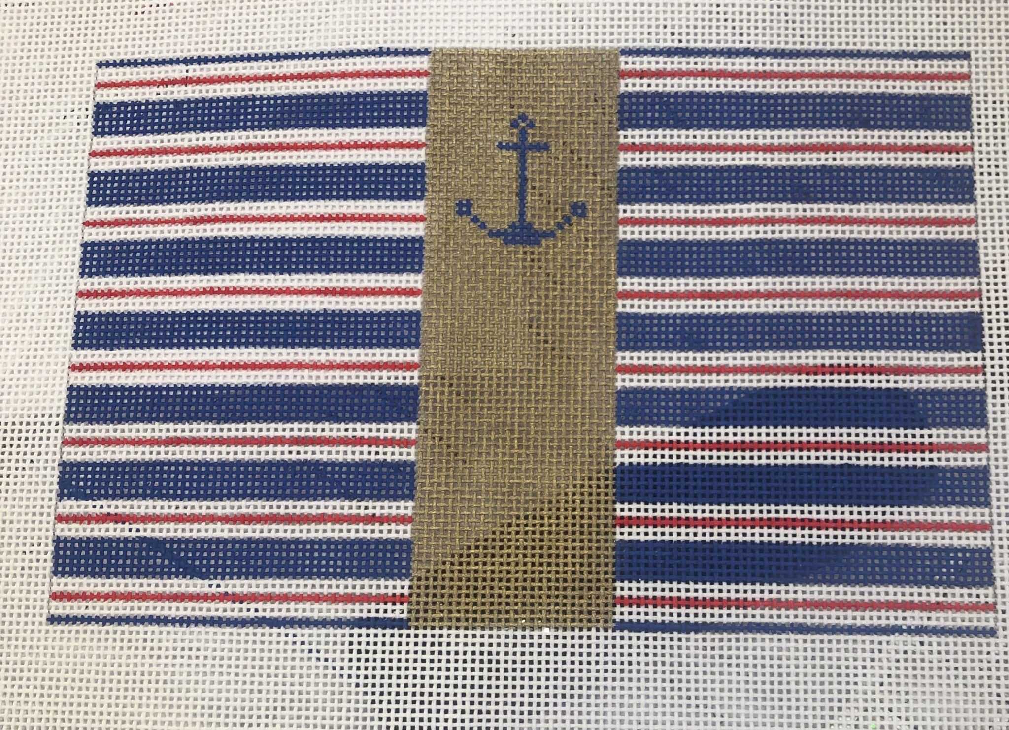 Canvas ANCHOR AND STRIPES SMALL FLAT   SF03