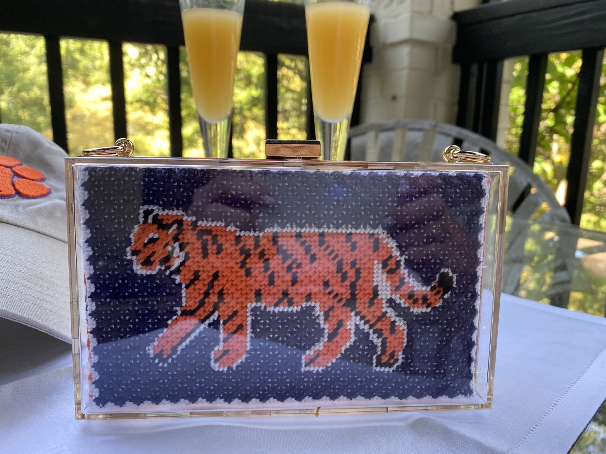 Canvas Stefanie Chase Stitch Guide - Tiger by KCN