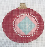 Canvas RETRO ORNAMENT - RED