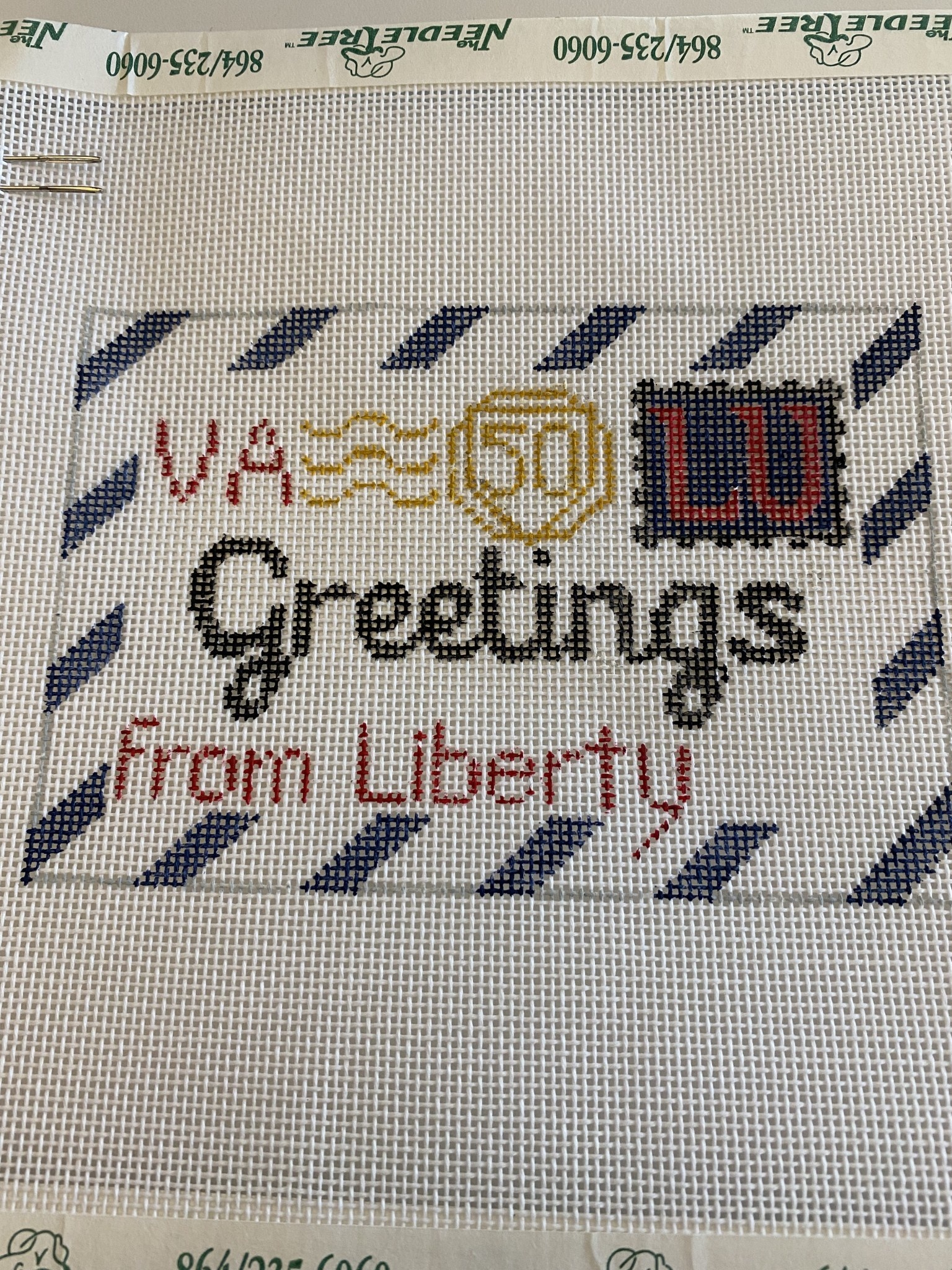 Canvas GREETINGS FROM LIBERTY RDcustom