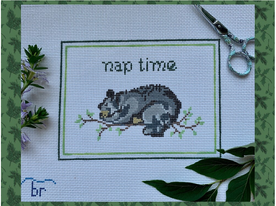 Canvas NAP TIME BEAR  T14