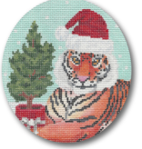 Canvas TIGER WITH TREE  SCXO39