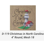 Canvas CHRISTMAS IN NC  D119