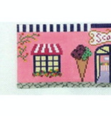 Canvas ICE CREAM PARLOR HINGED BOX  LB77