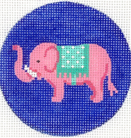 Canvas PINK ELEPHANT 3" ROUND INSERT  INSL3-44
