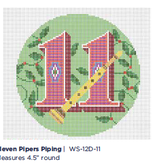 Canvas 12 DAYS- 11 -ELEVEN PIPERS PIPING  WS12D11