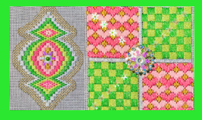 CHARTS AND DOO-DADS ONLY BEJEWELED BARGELLO SERIES 2 - ORNAMENTS 5 & 6  CHARTS AND JEWELS ONLY