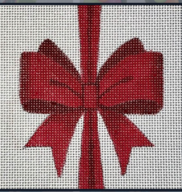 Canvas RED BOW SQUARE  HO3120