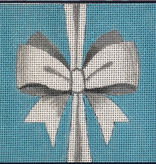 Canvas WHITE BOW SQUARE  HO3118