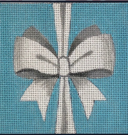 Canvas WHITE BOW SQUARE  HO3118