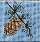 Canvas PINECONE COASTER   CTR104