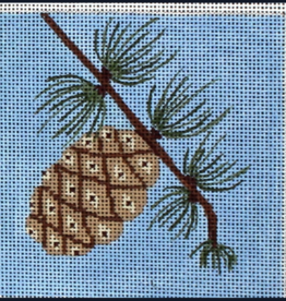 Canvas PINECONE COASTER   CTR104