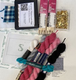 Canvas BIRTHDAY PLAID KIT - PINK AND BLACK PLAID  PINKS/BLACK COMBO