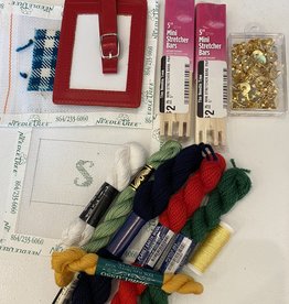 Canvas BIRTHDAY PLAID KIT - BLACK WATCH TARTAN RED/NAVY/GREEN COMBO