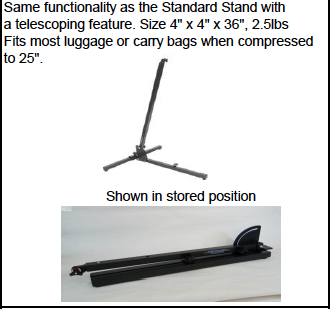 Accessories SYSTEM 4 FIXED TRAVEL STAND