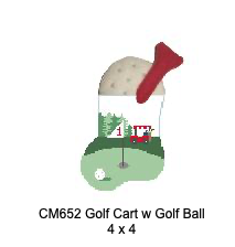 Canvas GOLF COURSE W/ GOLF BALL STUFFER  CM652