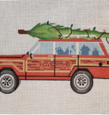 Canvas TREE TOPPED WAGONEER  SF49