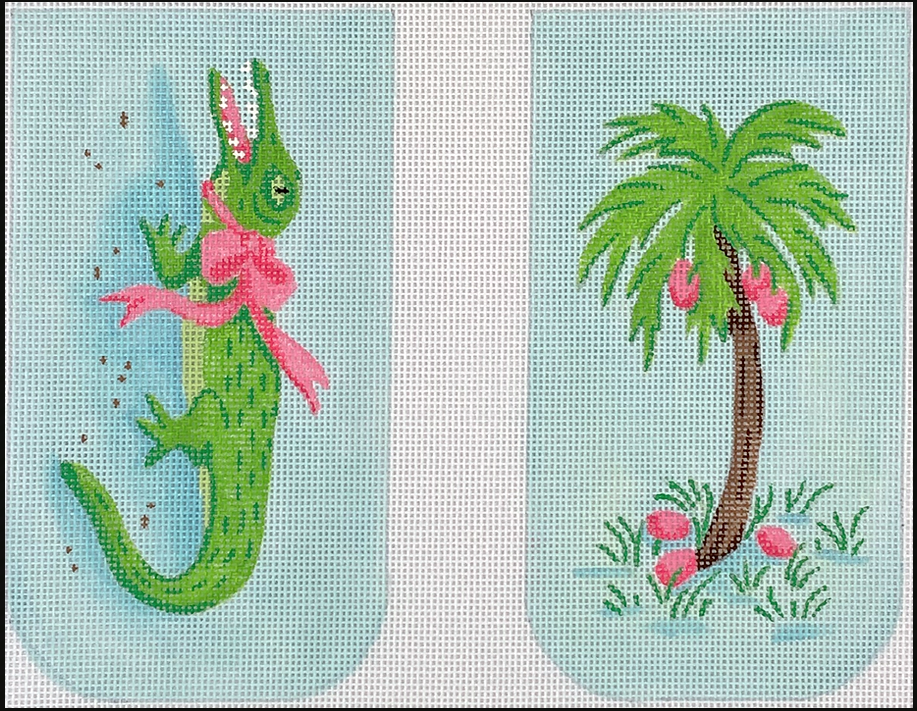 Canvas GATOR AND PALM TREE EYEGALSS OR PHONE CASE  EGC55F