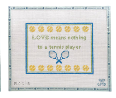 Canvas LOVE MEANS NOTHING TENNIS....