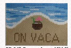 Canvas ON VACA LUGGAGE TAG  RD347