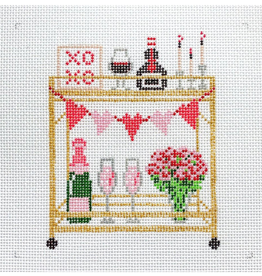 Canvas VALENTINE'S  BAR CART  MJD85