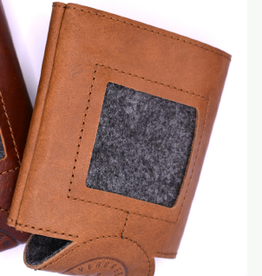 Accessories CAN COZY/KOOZIE  LEATHER IN WALNUT