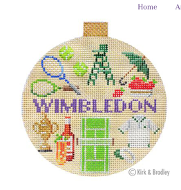 Canvas WIMBLEDON TRAVEL ROUND  KB1320