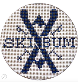 Canvas SKI BUM ROUND  X487