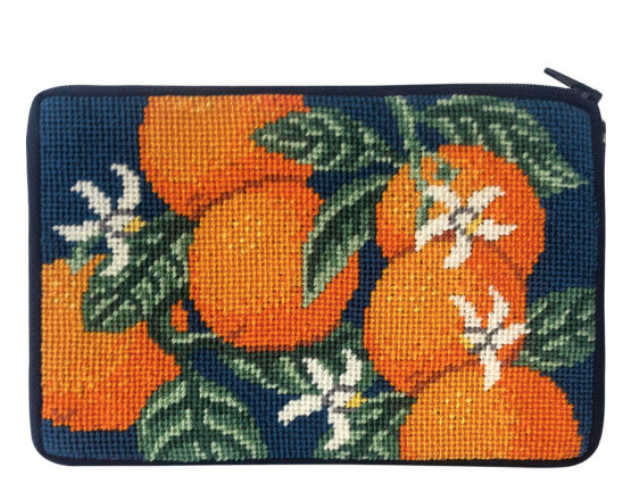 Canvas ORANGES ZIP PURSE  SZ636