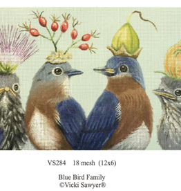 Canvas BLUEBIRD FAMILY  VS284