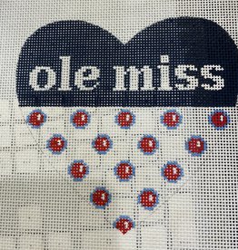 Canvas OLE MISS HEART MH21-MS1