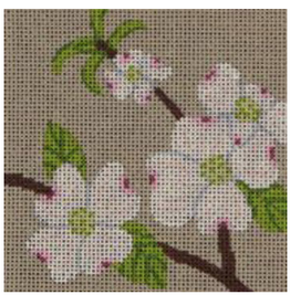 Canvas DOGWOOD COASTER   CTR103