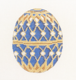 Canvas FABERGE BLUE EGG  21-110