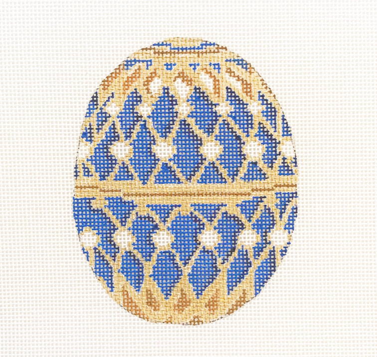 Canvas FABERGE BLUE EGG  21-110