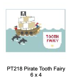 Canvas PIRATES TOOTH FAIRY PILLOW  PT218