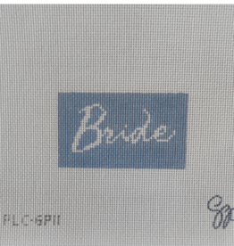 Canvas BRIDE LUGGAGE TAG  PLCGP11