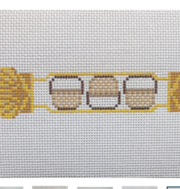 Canvas QUARTERBOARD BASKET KEYCHAIN  PLD177