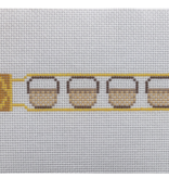 Canvas QUARTERBOARD BASKET BOOKMARK  PLD196