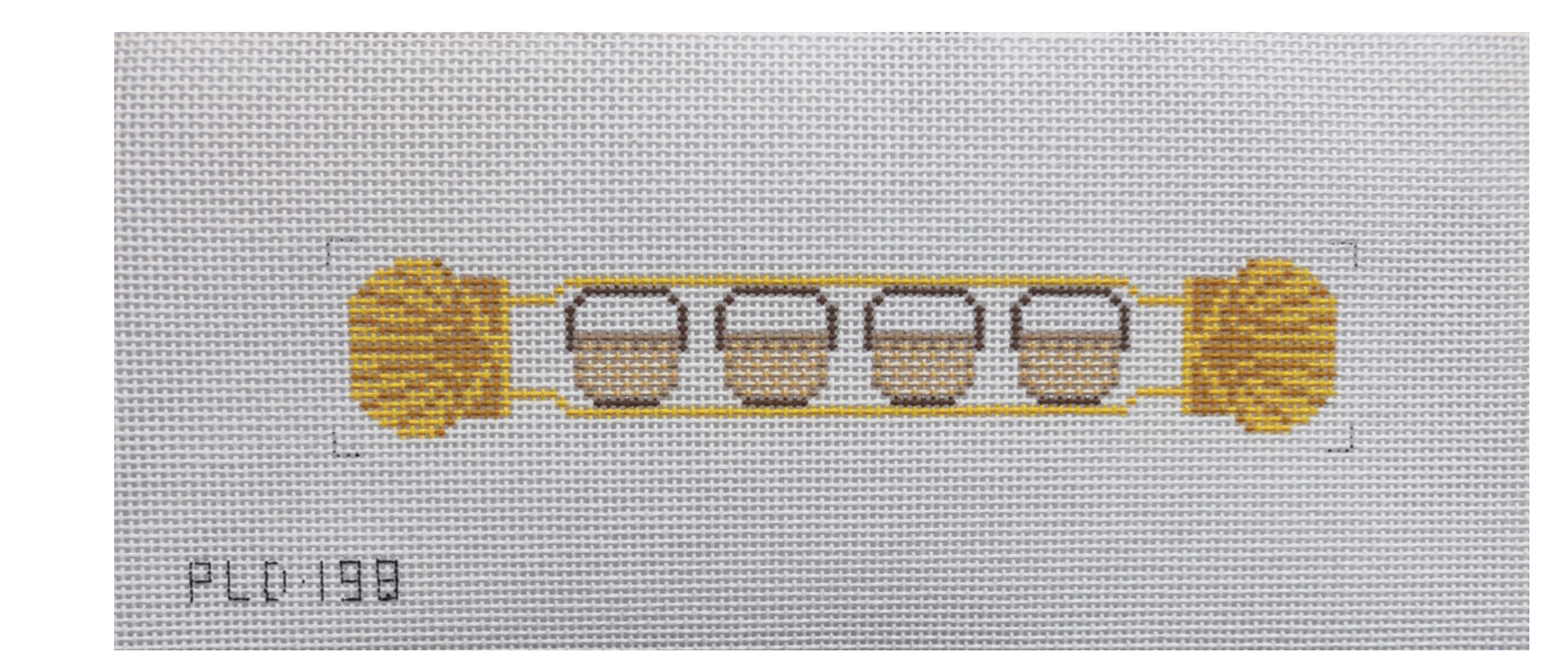 Canvas QUARTERBOARD BASKET BOOKMARK  PLD196