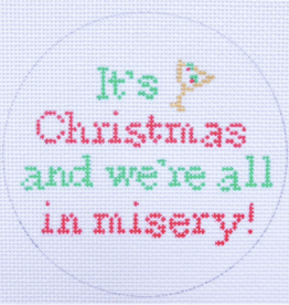 Canvas IT'S CHRISTMAS AND WE'RE ALL IN MISERY  SRD33